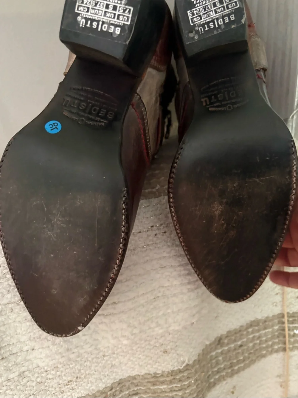 Bed Stu Tania Ankle Boots in Starry Night Rustic Size 7.5